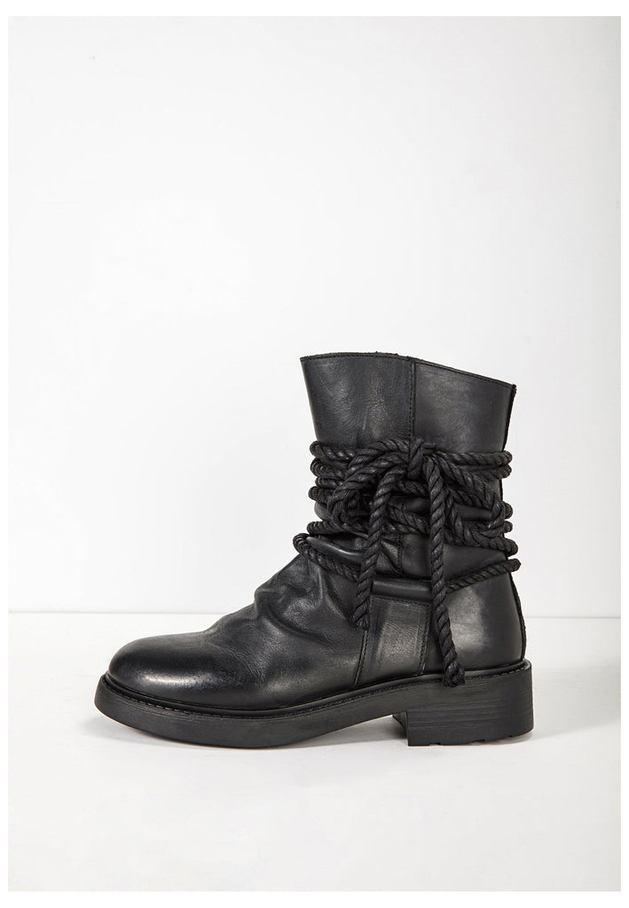 Inuovo Stiefel Leder Schwarz - surf4shoes