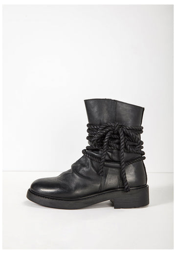 Inuovo Stiefel Leder Schwarz - surf4shoes