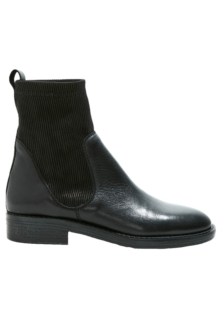 Inuovo Stiefelette Leder/Textil Schwarz - surf4shoes