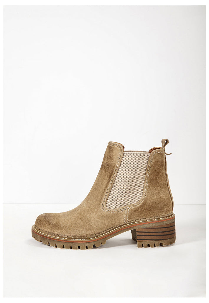 Inuovo Stiefelette Leder Beige - surf4shoes