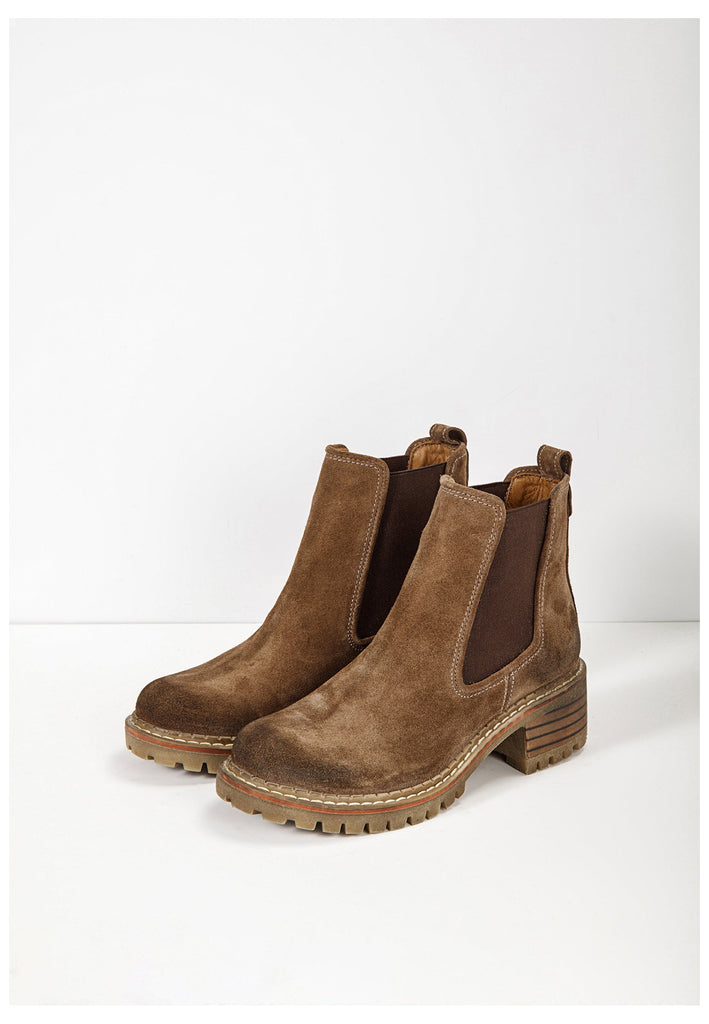 Inuovo Stiefelette Leder Mittelbraun - surf4shoes