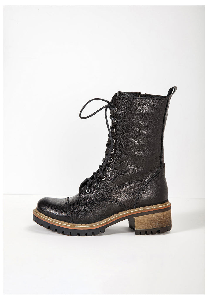 Inuovo Stiefel Leder Schwarz - surf4shoes