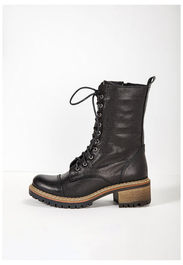 Inuovo Stiefel Leder Schwarz - surf4shoes