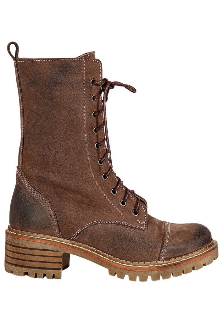 Inuovo Stiefelette Leder Dunkelbraun - surf4shoes