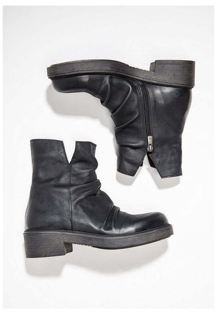 Inuovo Stiefelette Leder Schwarz - surf4shoes