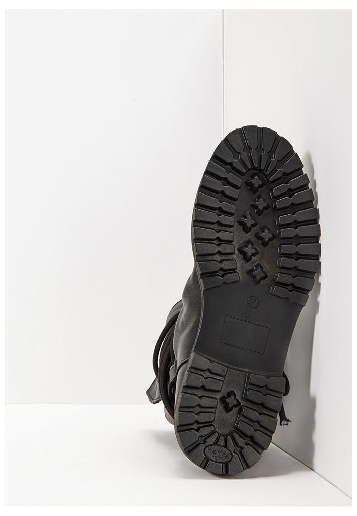 Inuovo Stiefelette Leder Schwarz - surf4shoes