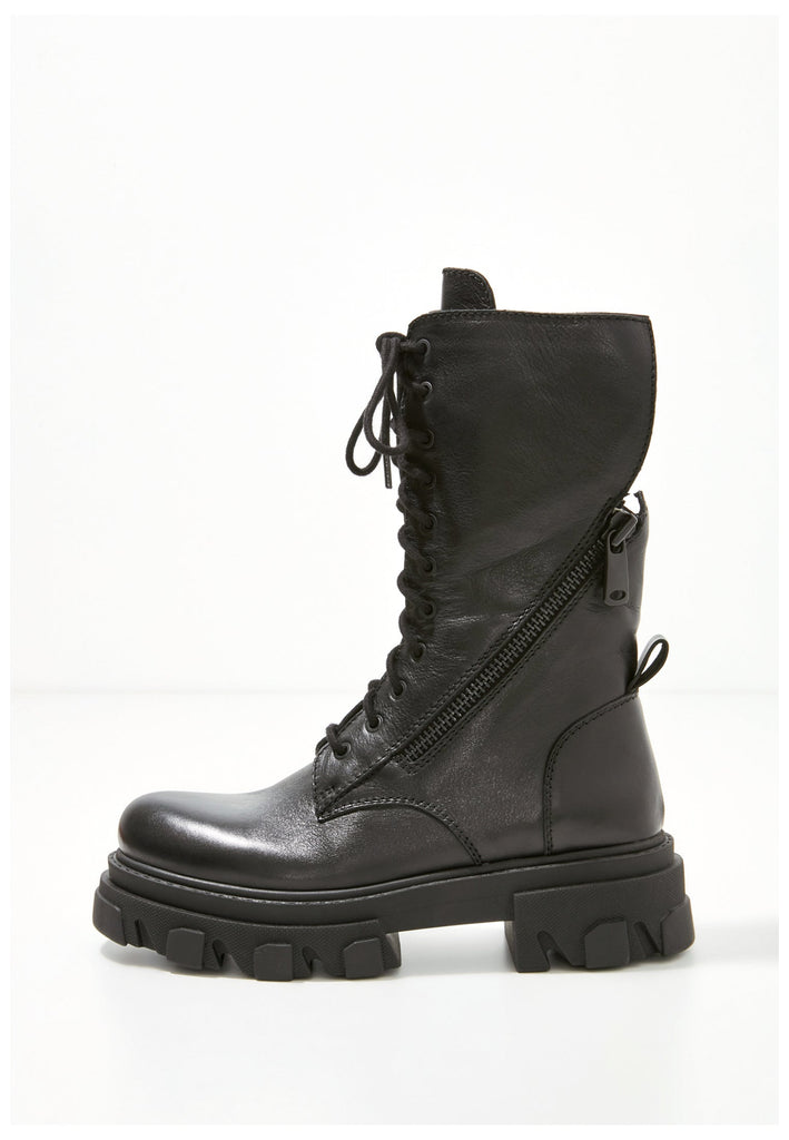 Inuovo Stiefel Leder Schwarz - surf4shoes