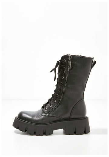Inuovo Stiefel Leder Schwarz - surf4shoes