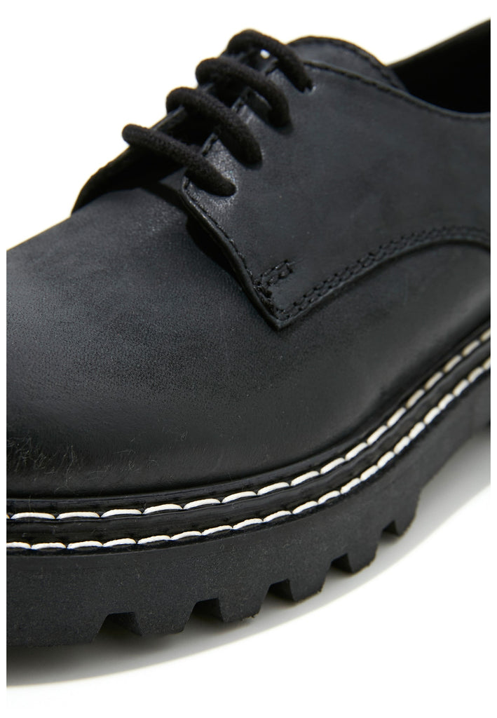 Inuovo Halbschuhe Leder Schwarz - surf4shoes