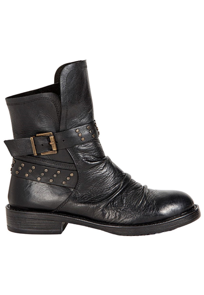 Inuovo Stiefelette Leder Schwarz - surf4shoes