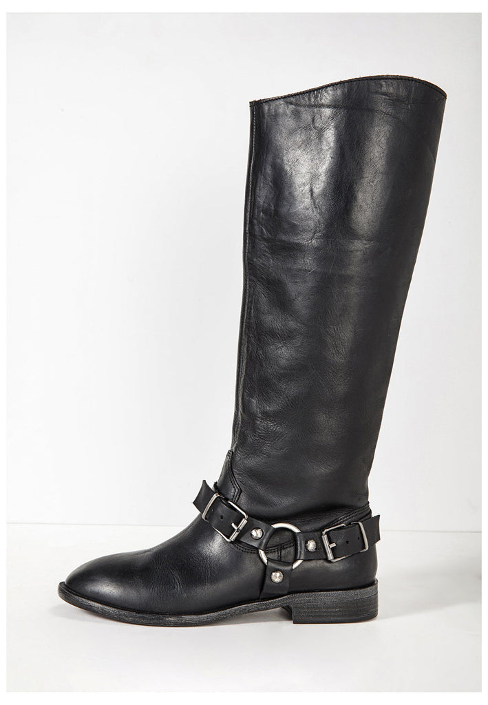 Inuovo Stiefel Leder Schwarz - surf4shoes