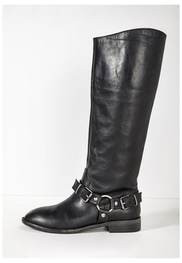 Inuovo Stiefel Leder Schwarz - surf4shoes