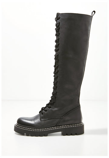 Inuovo Stiefel Leder Schwarz - surf4shoes