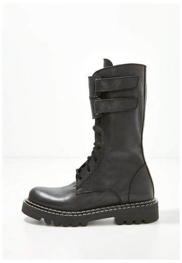 Inuovo Stiefel Leder Schwarz - surf4shoes