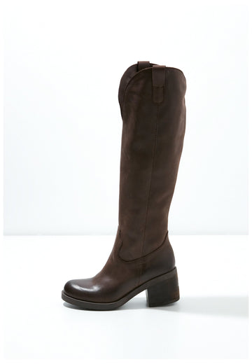 Inuovo Stiefel Glattleder Dunkelbraun - surf4shoes