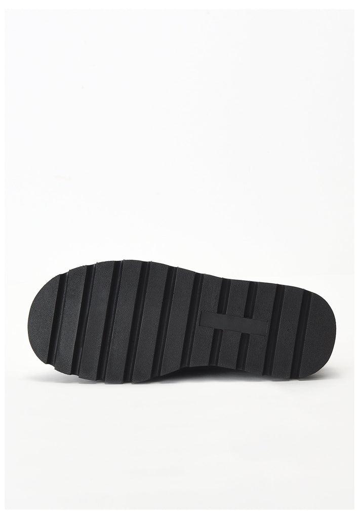 Inuovo Stiefelette Leder/Textil Schwarz - surf4shoes