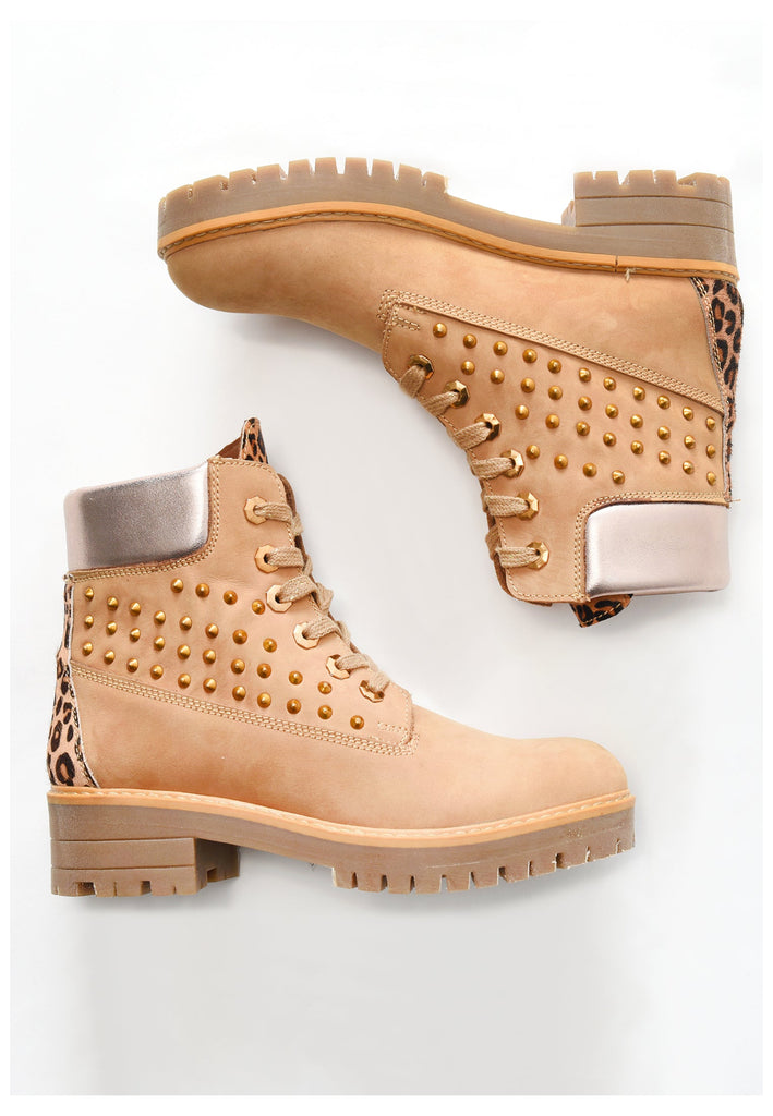 Inuovo Stiefelette Nubukleder Mustard - surf4shoes