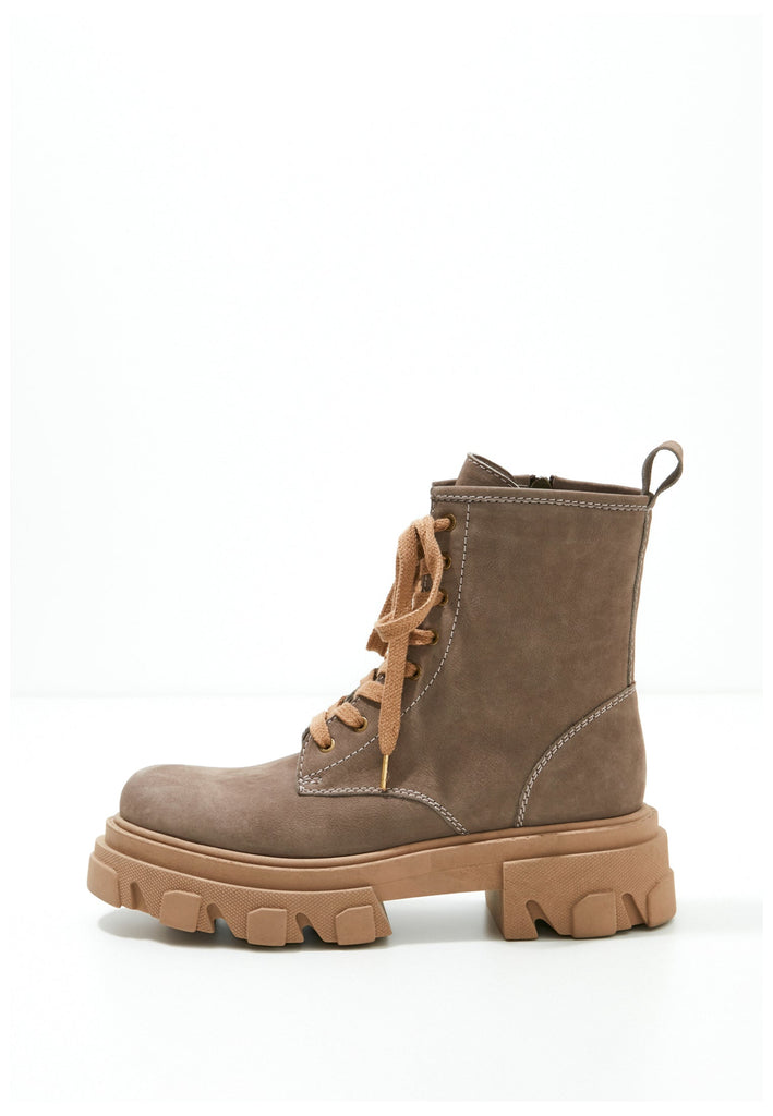 Inuovo Stiefelette Leder Beige - surf4shoes