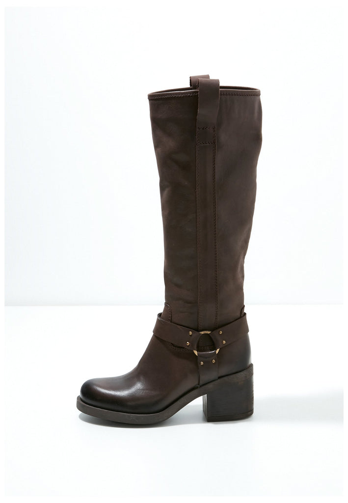 Inuovo Stiefel Leder Dunkelbraun - surf4shoes