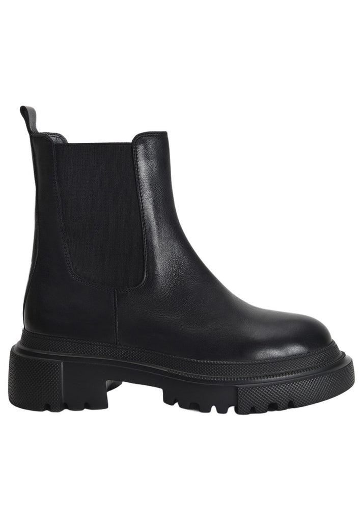 Inuovo Stiefelette Leder Schwarz - surf4shoes