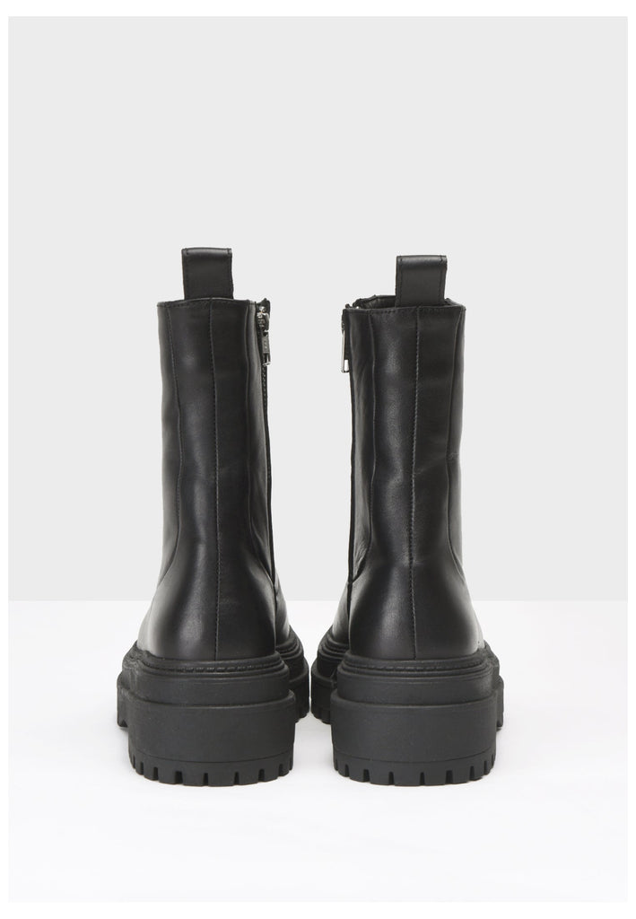 Inuovo Stiefelette Leder Schwarz - surf4shoes