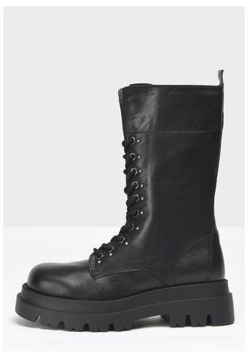 Inuovo Stiefel Leder Schwarz - surf4shoes