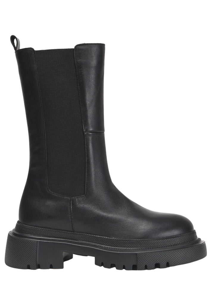 Inuovo Stiefelette Leder Schwarz - surf4shoes