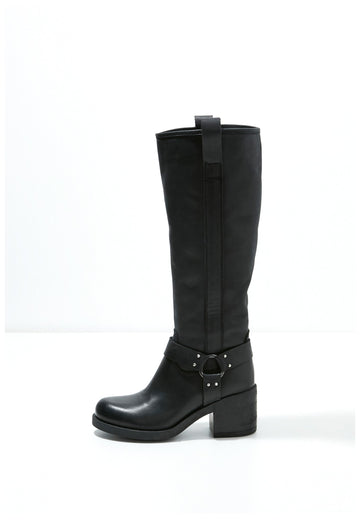 Inuovo Stiefel Leder Schwarz - surf4shoes