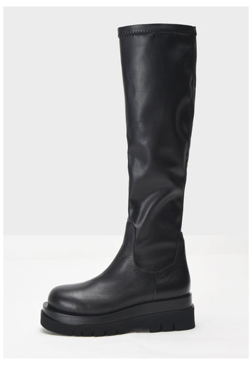 Inuovo Stiefel Leder Schwarz - surf4shoes