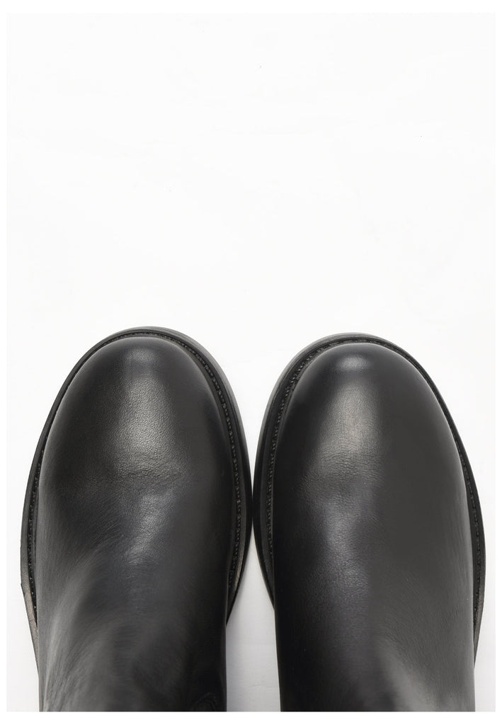 Inuovo Stiefelette Leder/Textil Schwarz - surf4shoes