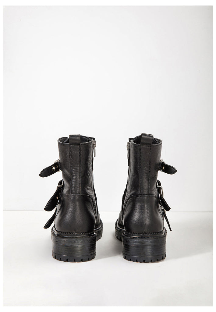 Inuovo Stiefelette Leder Schwarz - surf4shoes