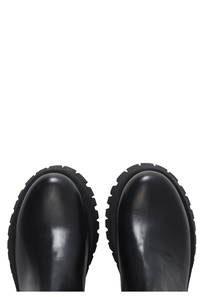 Inuovo Stiefelette Leder Schwarz - surf4shoes