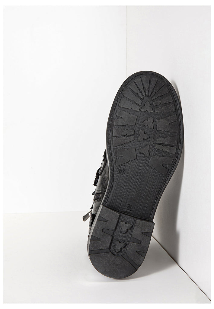 Inuovo Stiefelette Leder Schwarz - surf4shoes