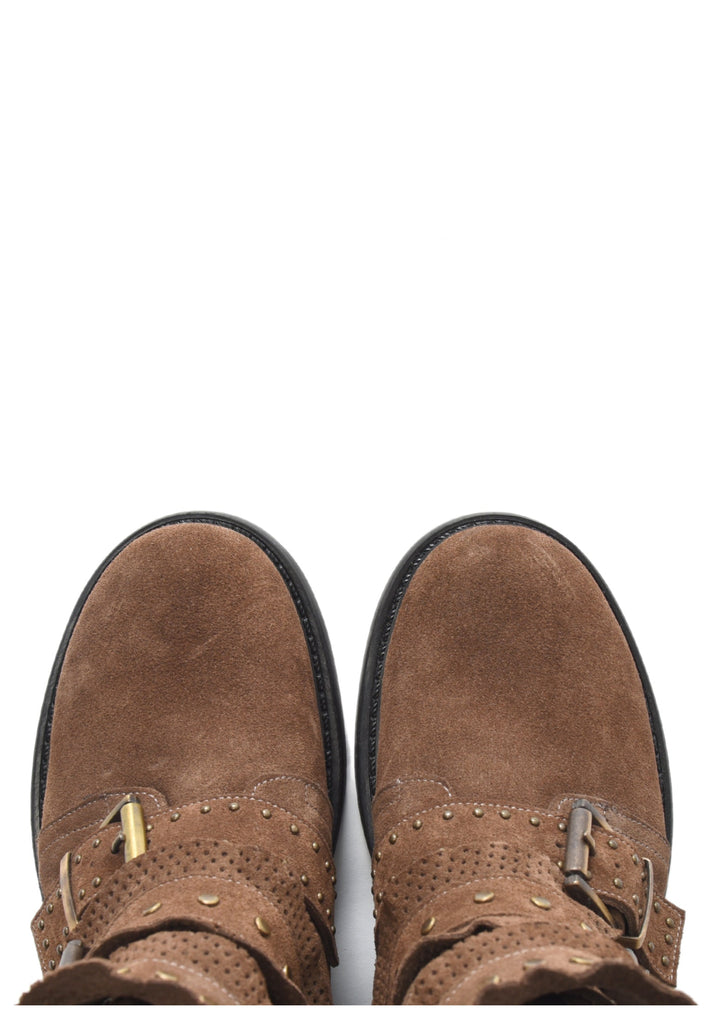 Inuovo Stiefelette Veloursleder Braun - surf4shoes