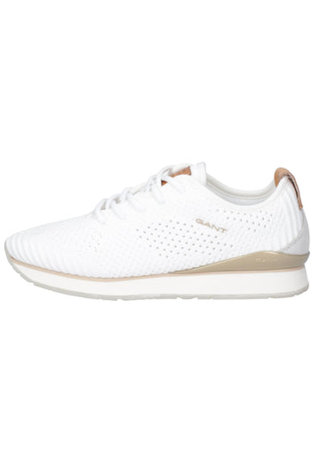 GANT Sneaker Textil Weiß - surf4shoes