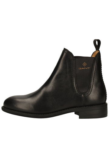 GANT Stiefelette Leder/Textil Schwarz - surf4shoes