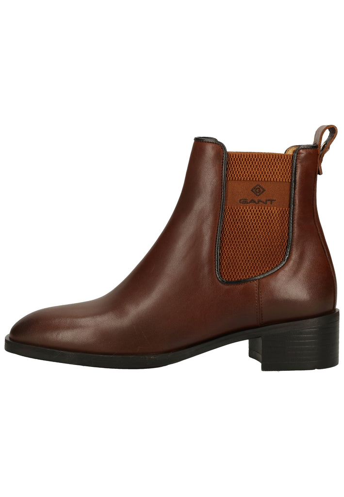 GANT Stiefelette Leder/Textil Cognac - surf4shoes