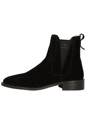 GANT Stiefelette Nubukleder/Textil Schwarz - surf4shoes