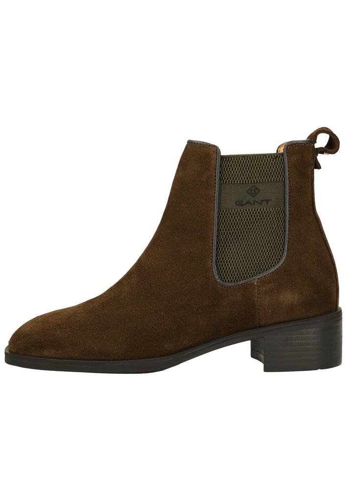 GANT Stiefelette Nubukleder Olive - surf4shoes