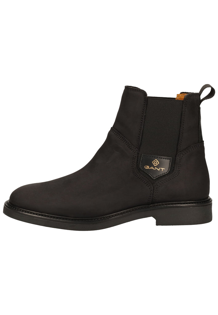 GANT Stiefelette Nubukleder/Textil Schwarz - surf4shoes