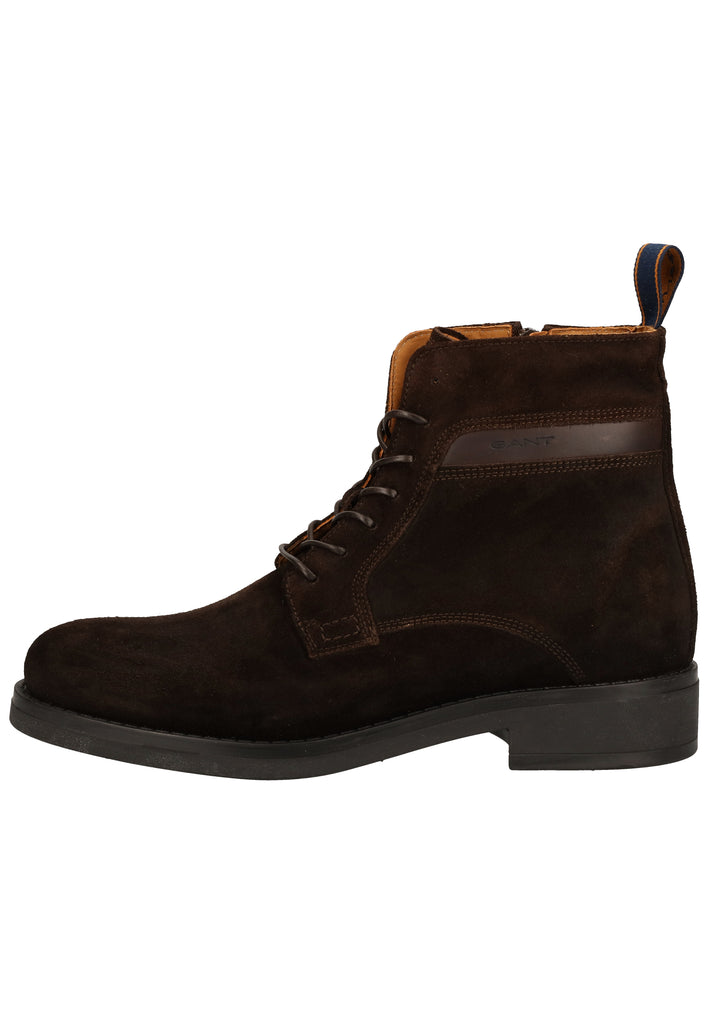 GANT Stiefelette Nubukleder Dunkelbraun - surf4shoes