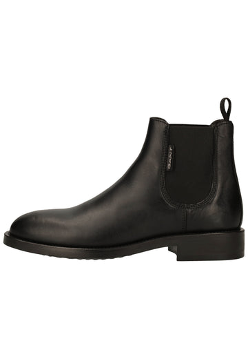 GANT Stiefelette Leder/Textil Schwarz - surf4shoes