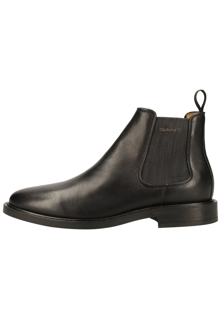 GANT Stiefelette Leder/Textil Schwarz - surf4shoes