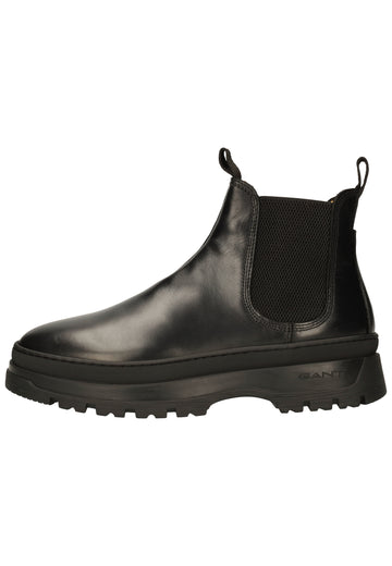 GANT Stiefelette Leder/Textil Schwarz Warmfutter - surf4shoes