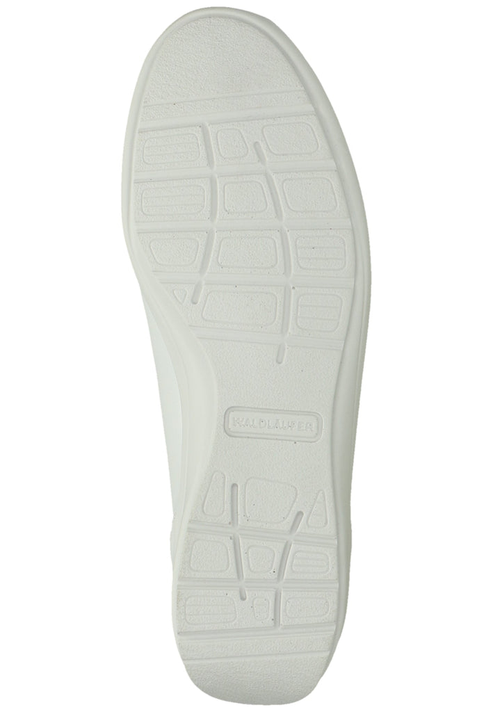 Waldläufer Slipper Leder Weiß - surf4shoes