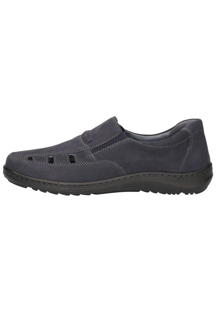 Waldläufer Slipper Veloursleder Marine - surf4shoes