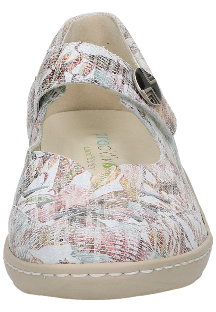 Waldläufer Halbschuhe Leder Weiß Kombi - surf4shoes