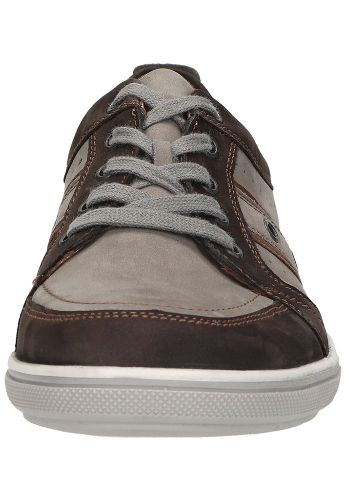 Waldläufer Sneaker Leder/Textil Braun/Grau - surf4shoes