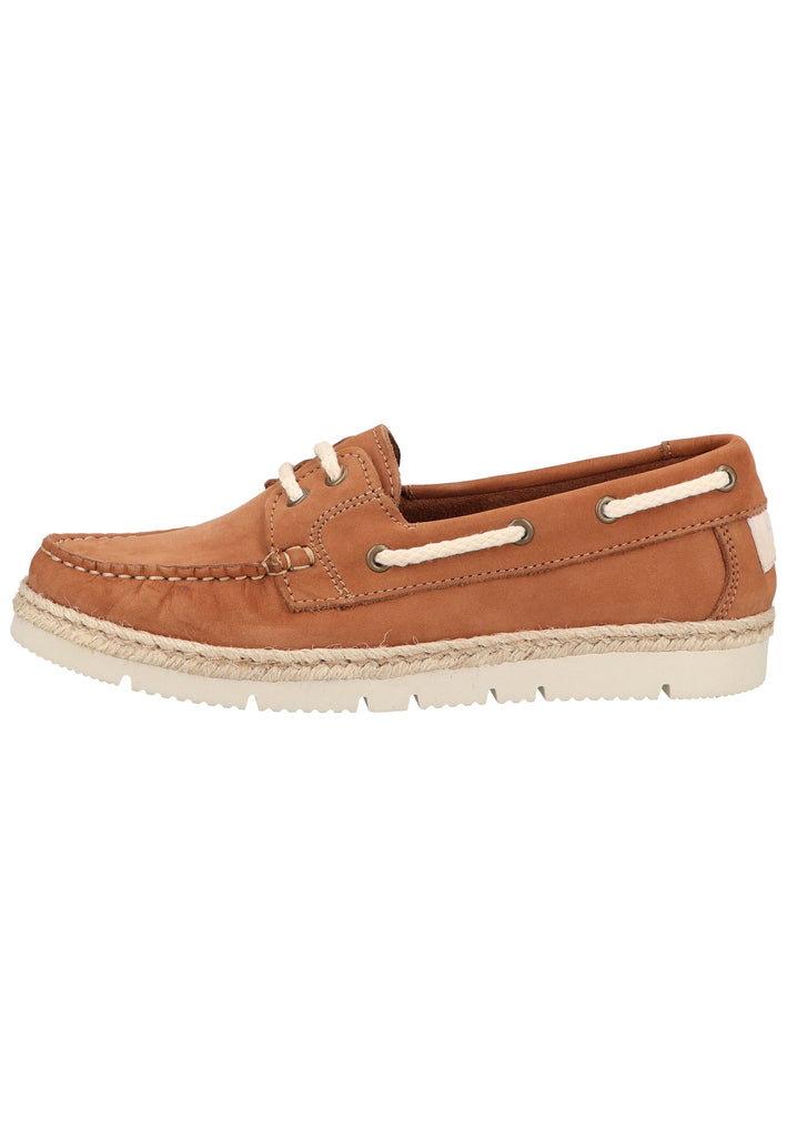 Tamaris Slipper Leder Cognac - surf4shoes