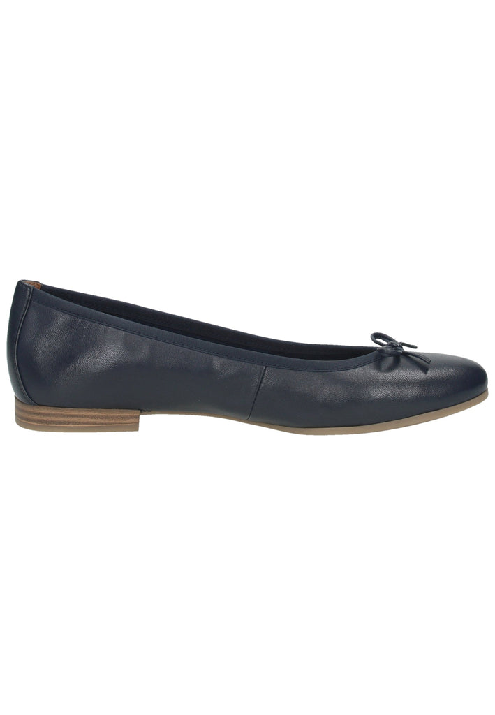 Tamaris Ballerinas Leder Blau - surf4shoes